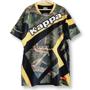 KAPPA Kombat Technical Camouflage MMA Short Sleeve Mesh Jersey Top Men's Sz XL